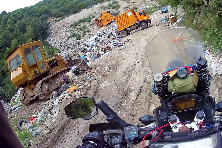 Goradže, BIH: communal waste site